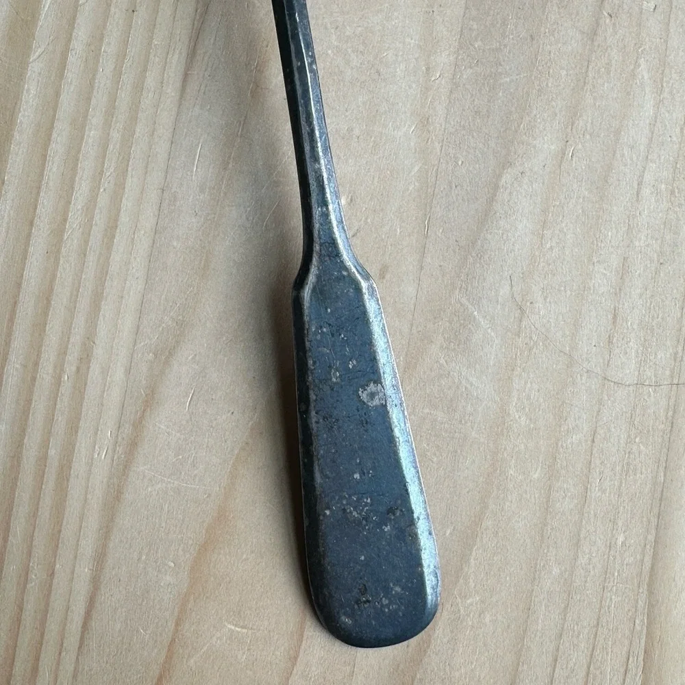 Vintage 1930s Teodor Groszkowski GALW Fork 8.8 Inch BM Bialy Metal Alpaca Silver